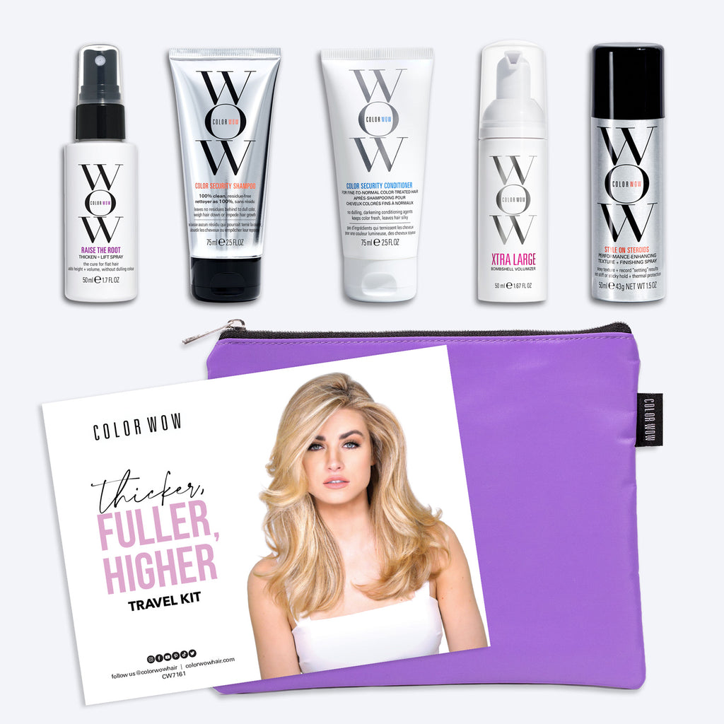 Thicker, Fuller, Higher: Travel Volume Hair Kit – Color Wow