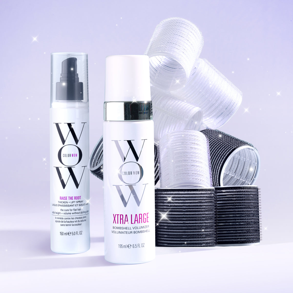 Big Hair Gift Set: Xtra Large, Raise The Root + Hair Rollers – Color Wow
