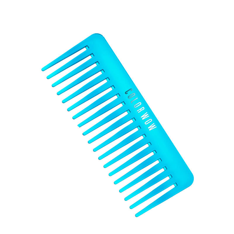 Blue Wide-Tooth Detangling Comb