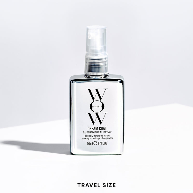 Color Wow's Dream Coat Anti Humidity Spray is available in a travel size.